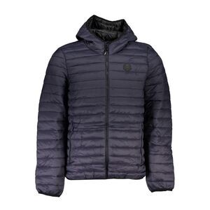 Gianmarco Venturi Padded Hooded Jacket Men Blue Jackets